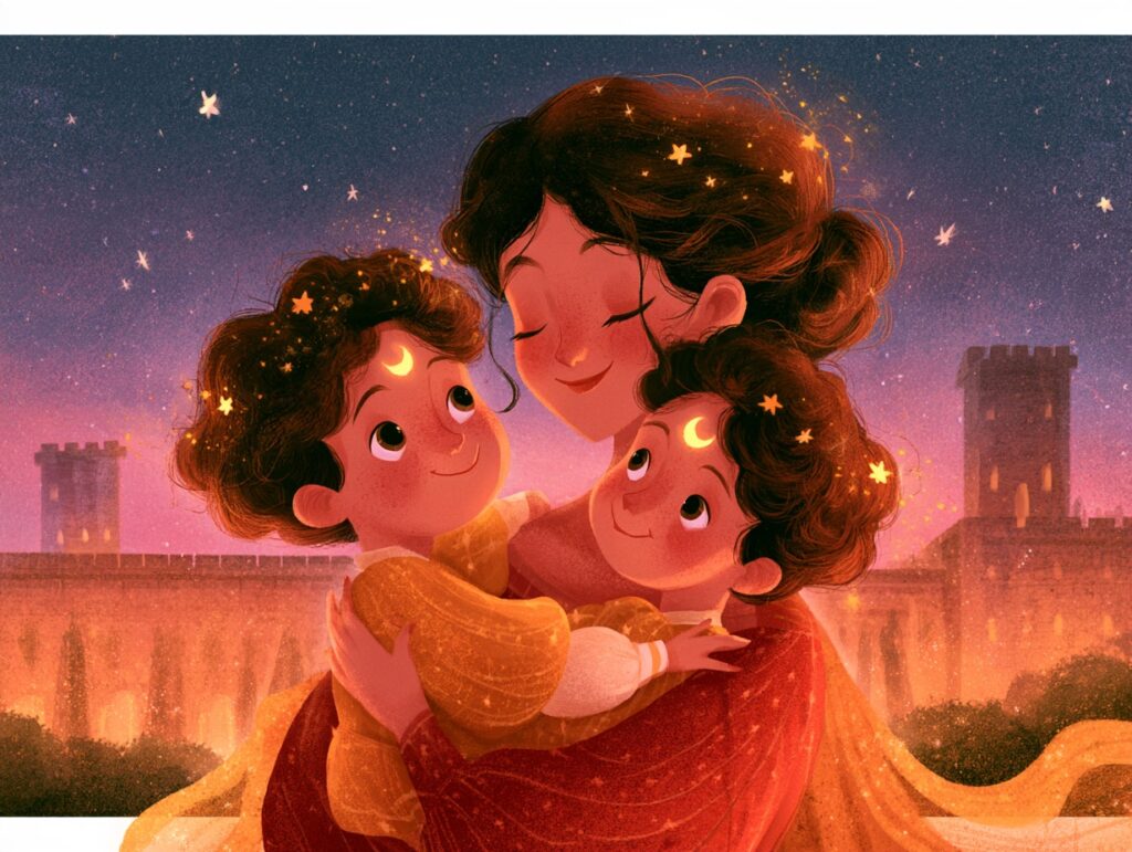Ilustrace k pohádce Podivní chlapci