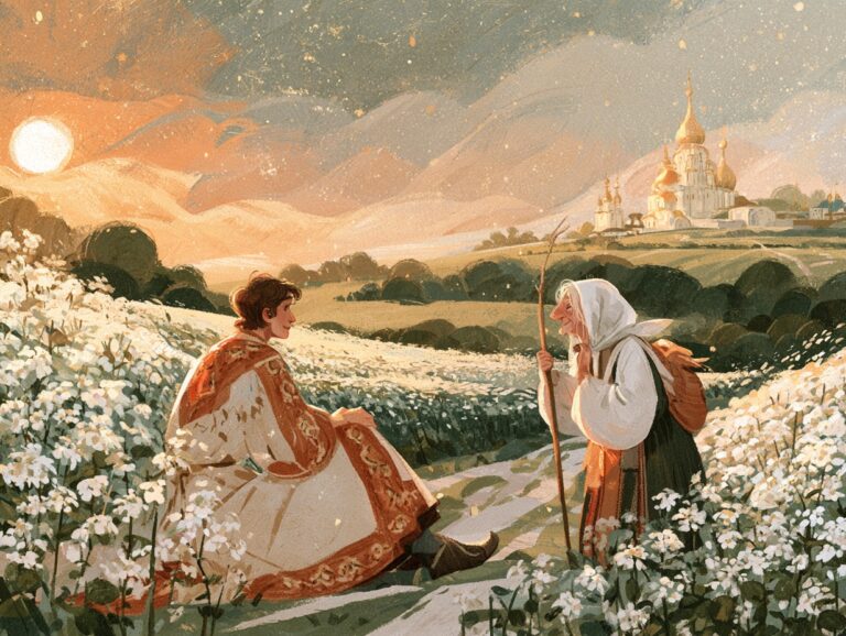 Ilustrace k pohádce Pohanka